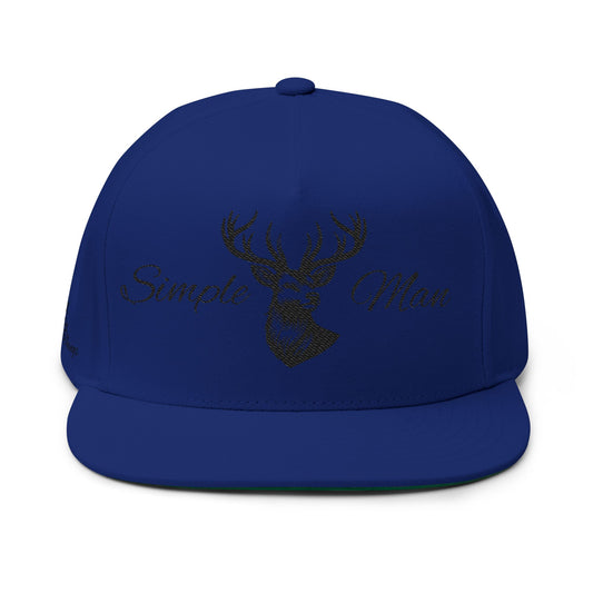 'Simple Man' Deer Snapback Hat
