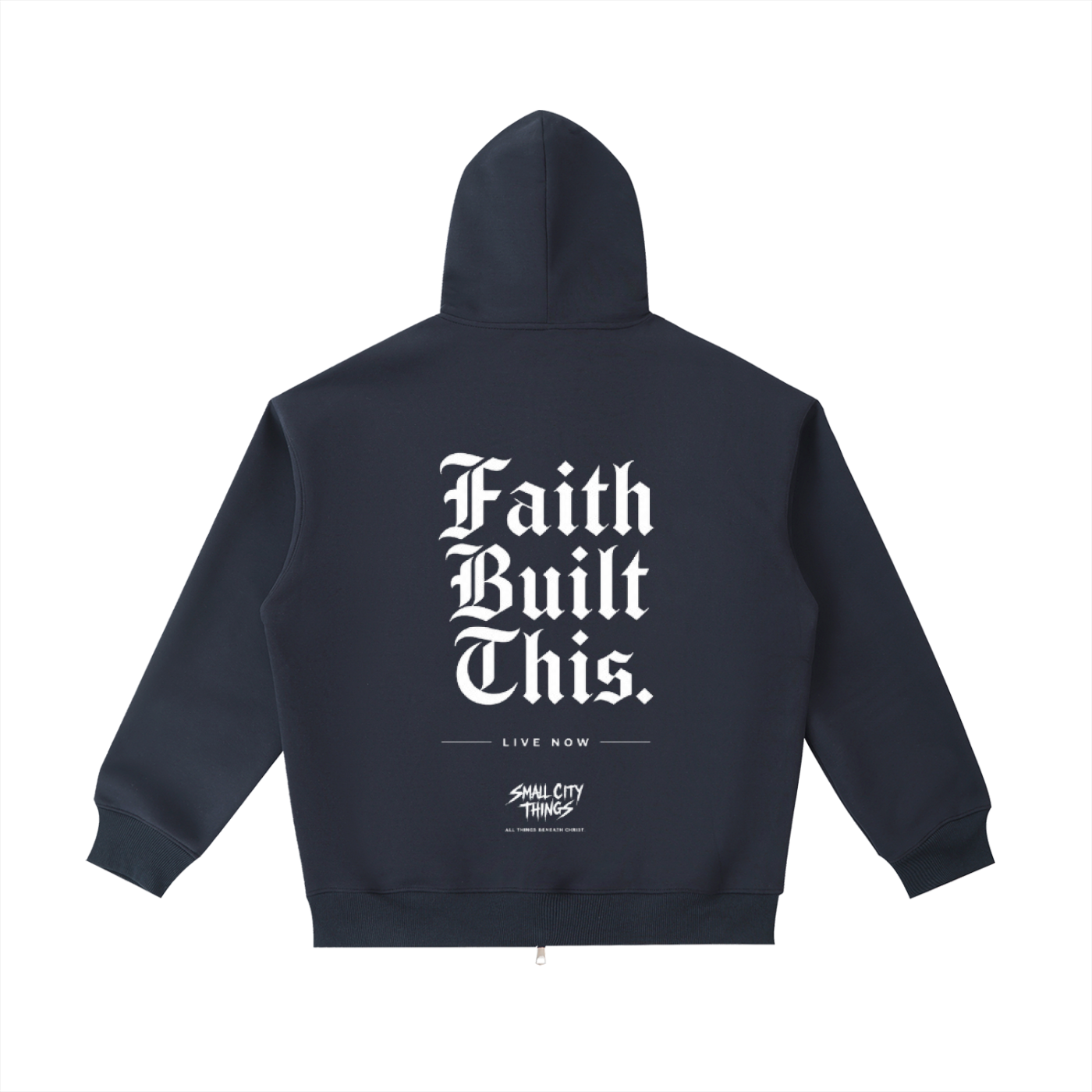 Heavyweight Zip-Up Pocket Hoodie