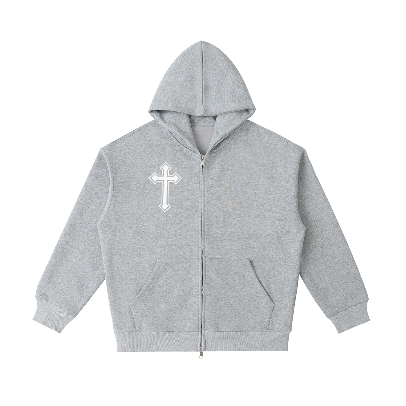 Heavyweight Zip-Up Pocket Hoodie