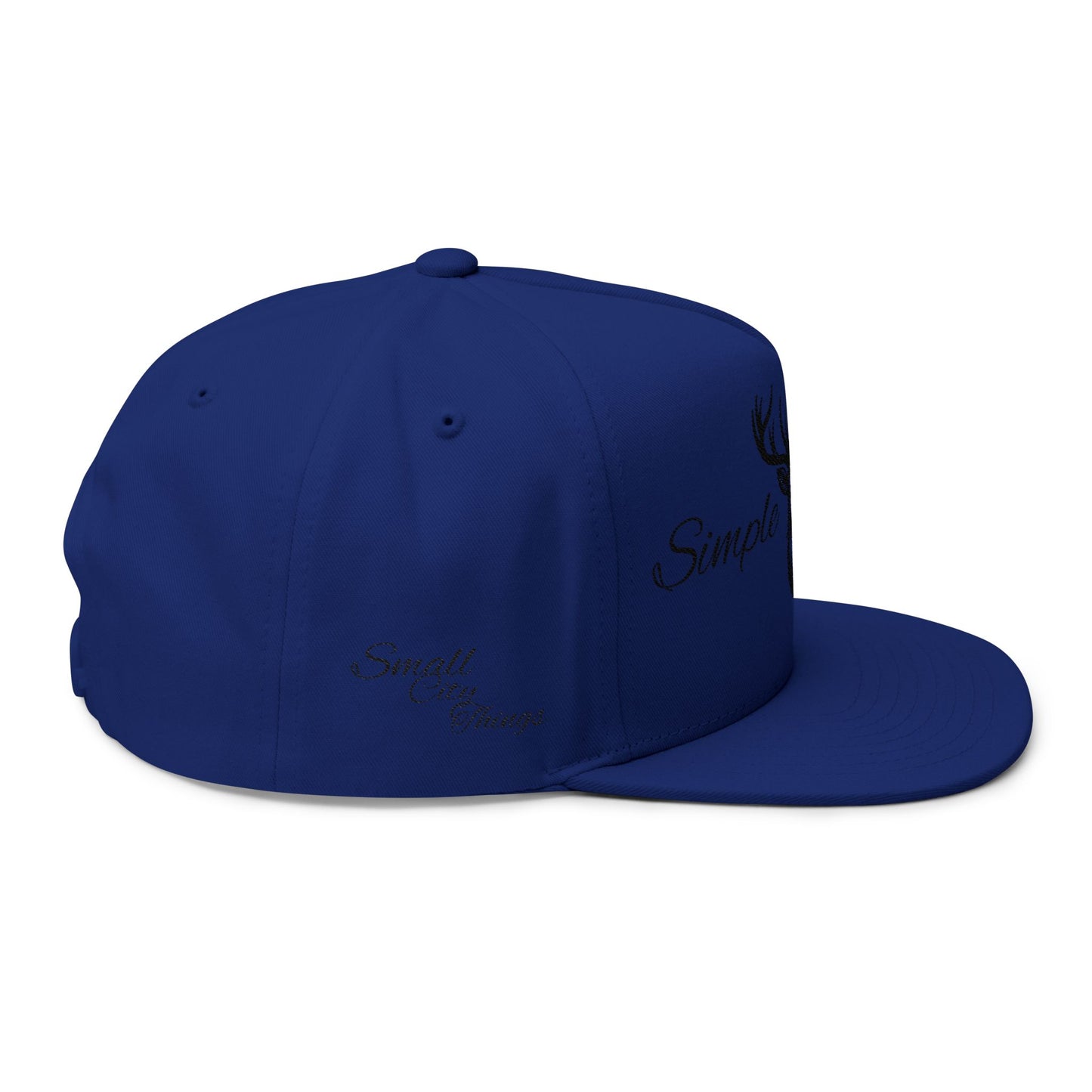 'Simple Man' Deer Snapback Hat