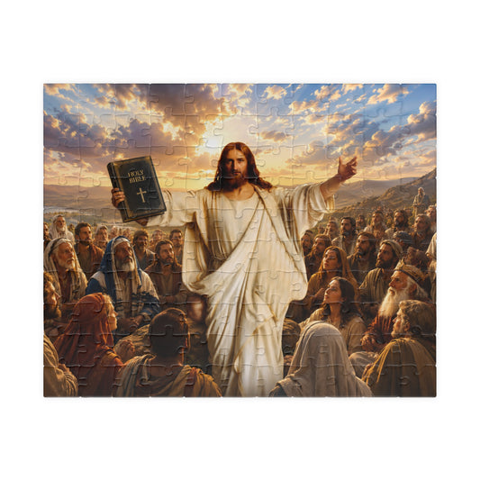 Jesus Jigsaw Puzzle — 500/1000-Piece Inspirational Christian Puzzle