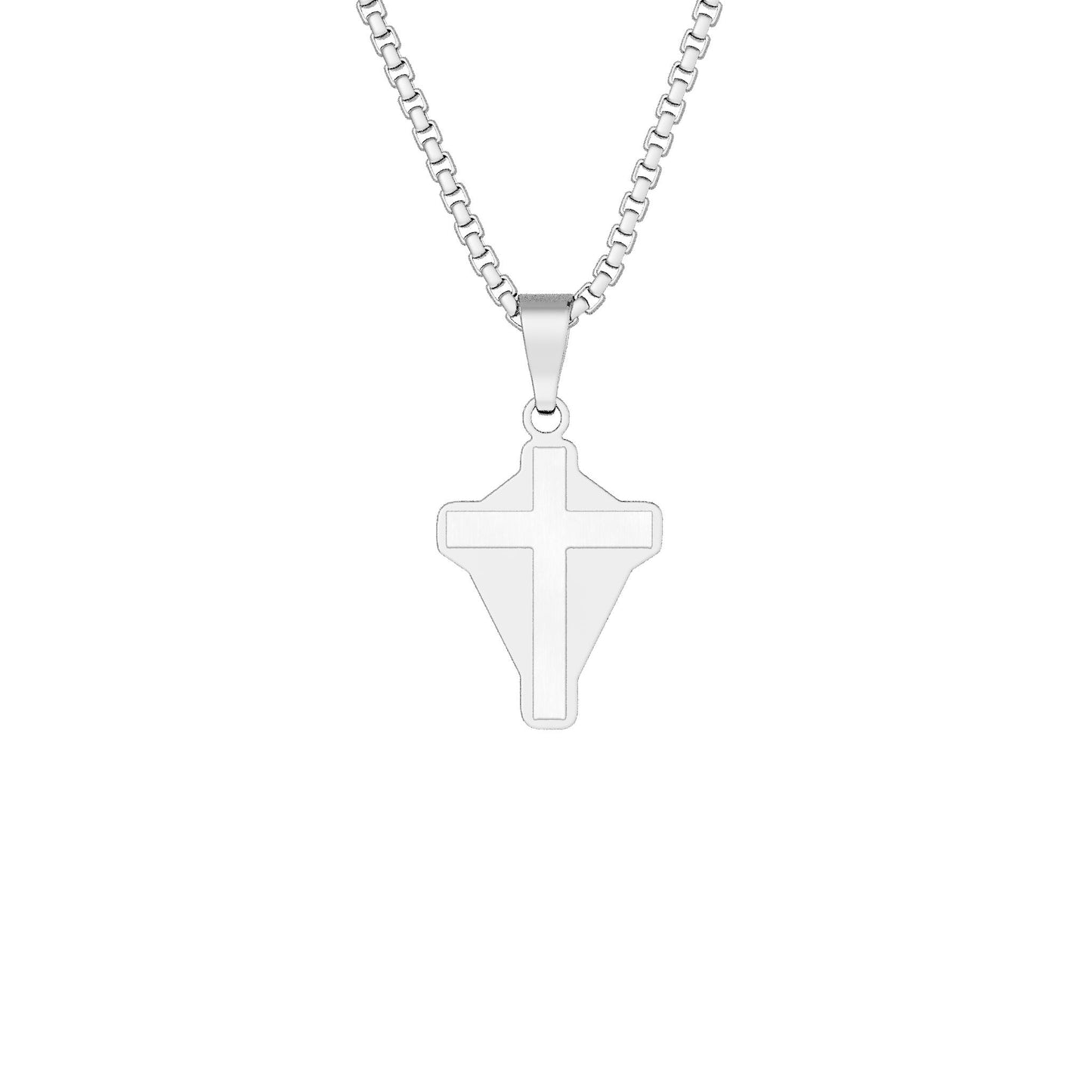 Cross Pendant Necklace — Personalized Memorial or Gift Jewelry