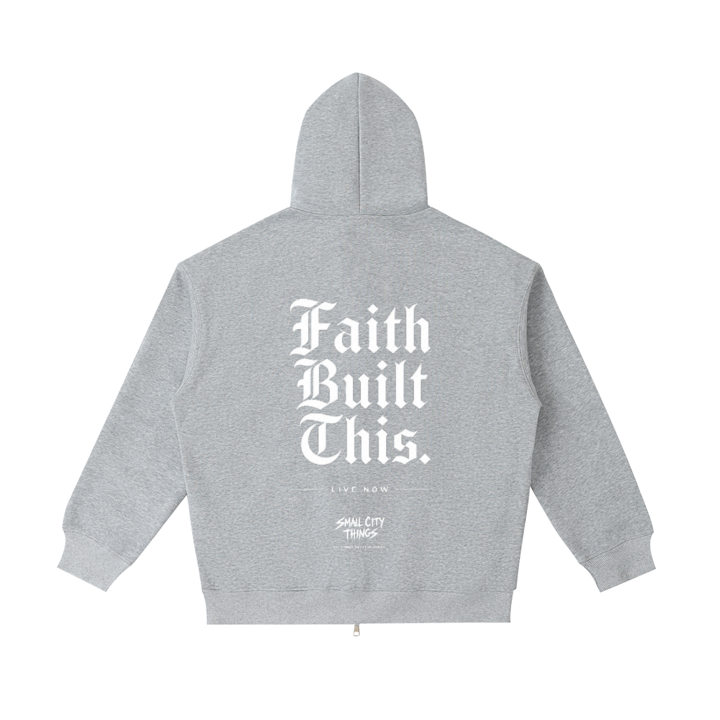 Heavyweight Zip-Up Pocket Hoodie