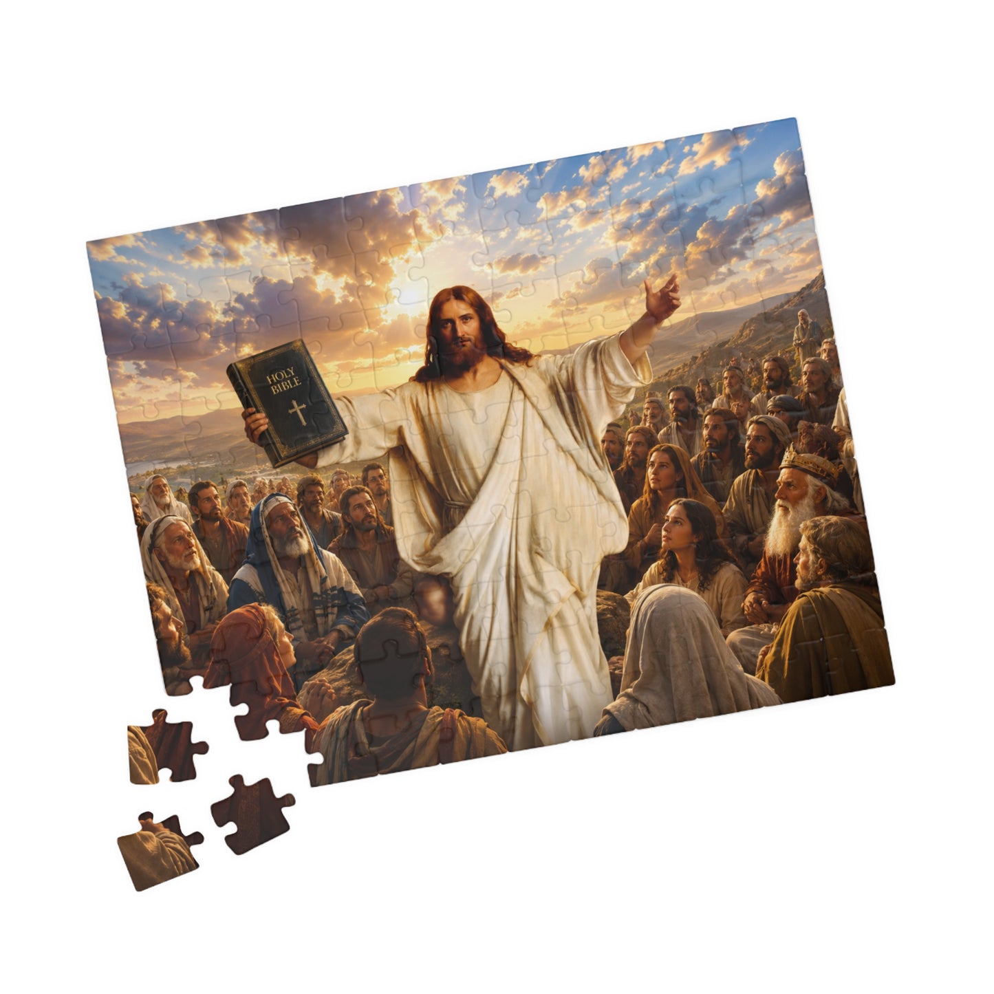 Jesus Jigsaw Puzzle — 500/1000-Piece Inspirational Christian Puzzle