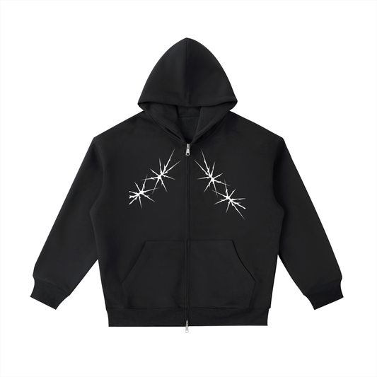 Heavyweight Zip-Up Pocket Hoodie