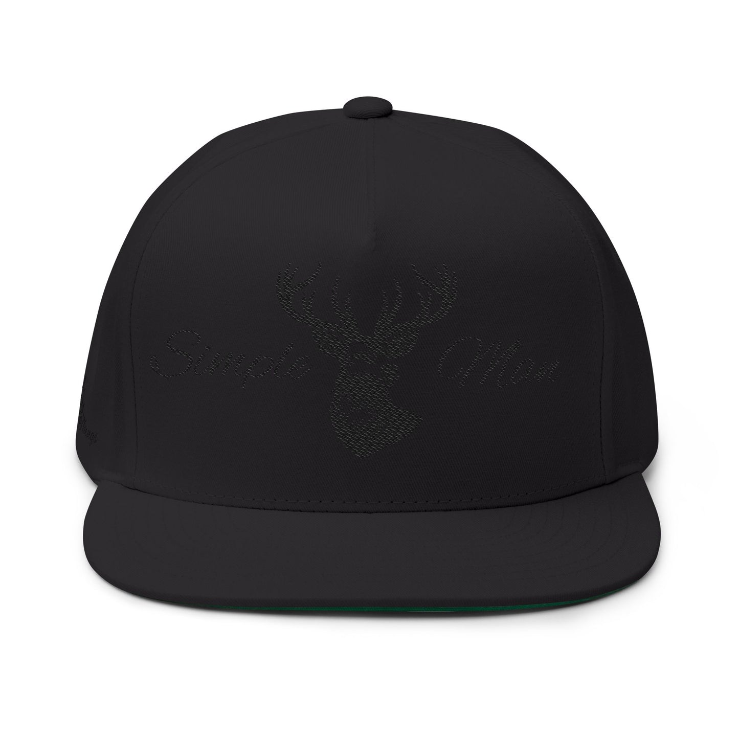 'Simple Man' Deer Snapback Hat