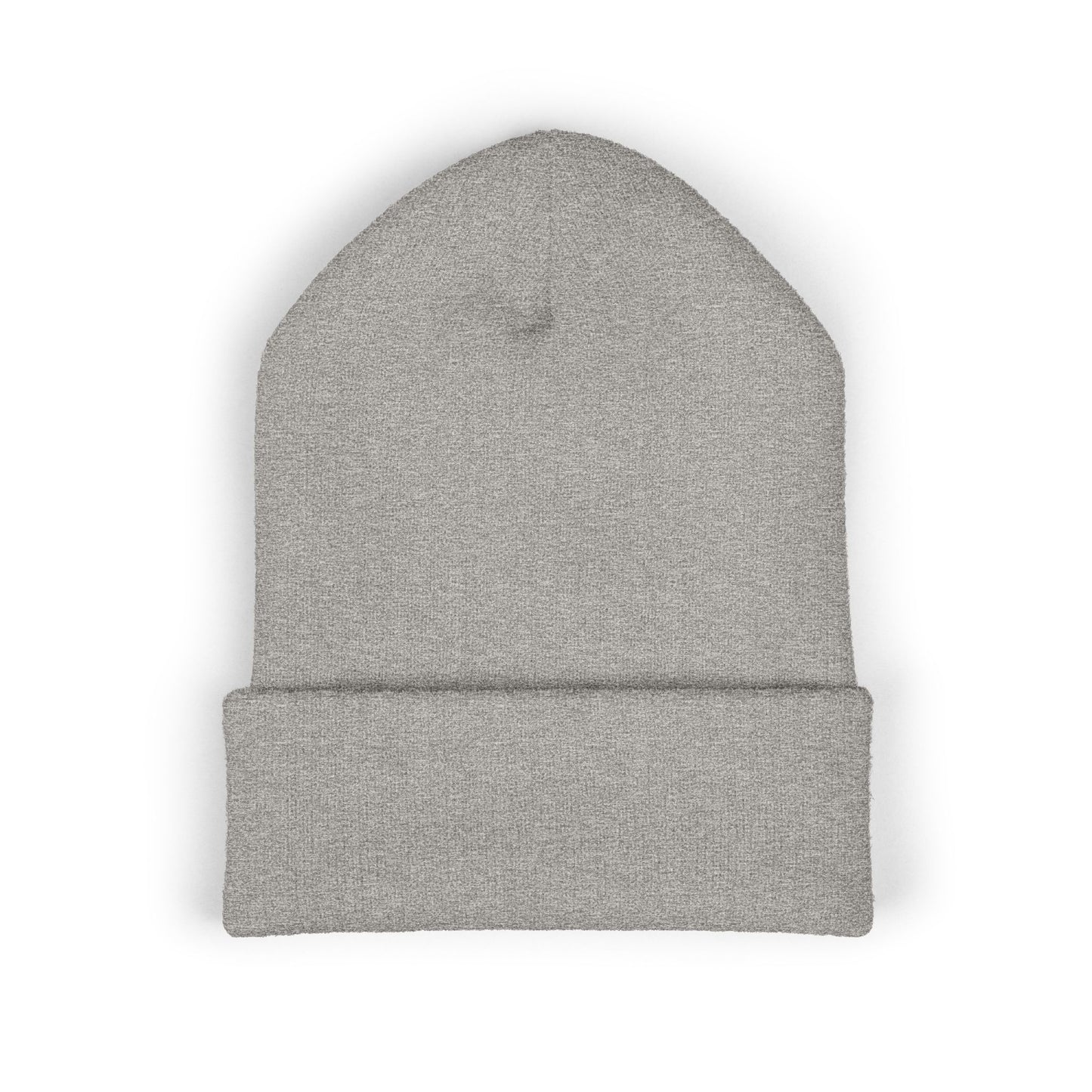 Cross Cuffed Beanie — Streetwear Winter Hat, Religious Faith Accessory